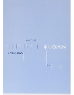 PAQ 10 TALONARIOS DE ENTREGA T57 4º NATURAL SIN COPIA